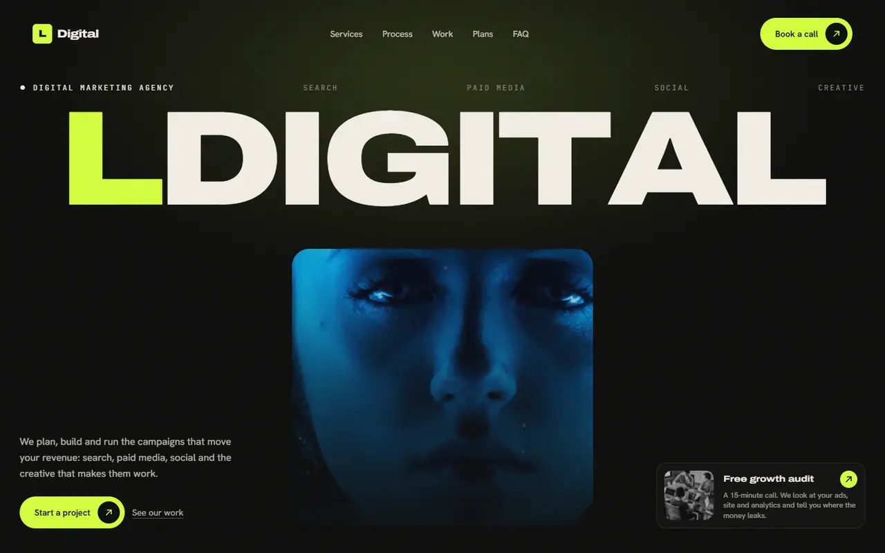 LDigital — Digital agency website design